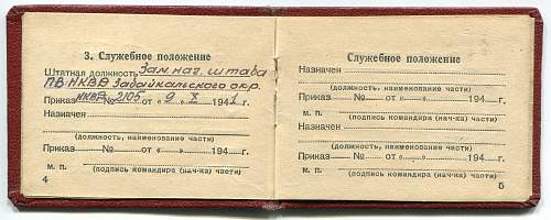 NKVD Identification Book