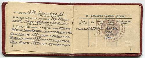 NKVD Identification Book