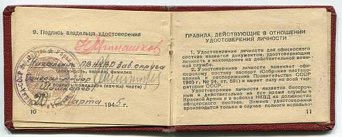 NKVD Identification Book