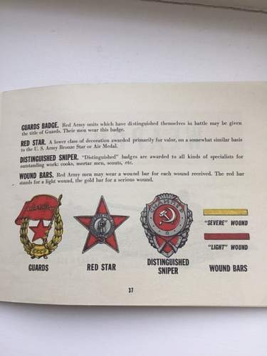 'Our Red Army Ally' booklet