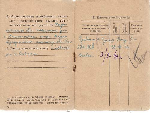 Soviet soldiers book