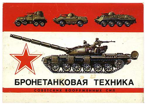 Soviet Tank Postcards