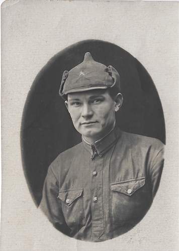 Named photograph of a Red Army Soldier, 1930’s