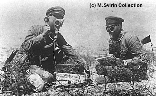 Red Army Soldiers wearing gas masks: anyone have photos?