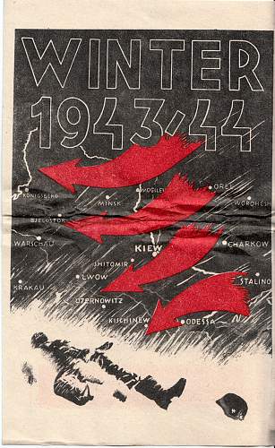 Soviet captivity flyers for German soldiers.