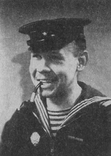 Commander of antitank gun, naval infantry of KBF