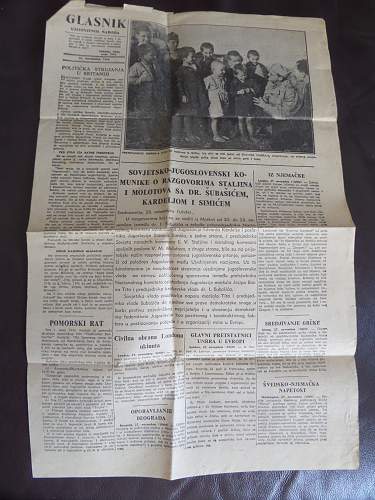 Russian/Polish? 1944 newspaper