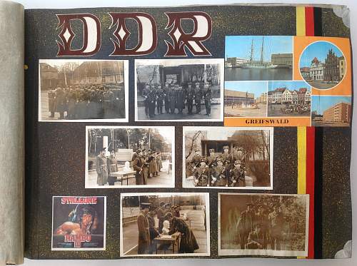 Soviet soldiers photo album DDR 1988