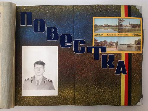 Soviet soldiers photo album DDR 1988