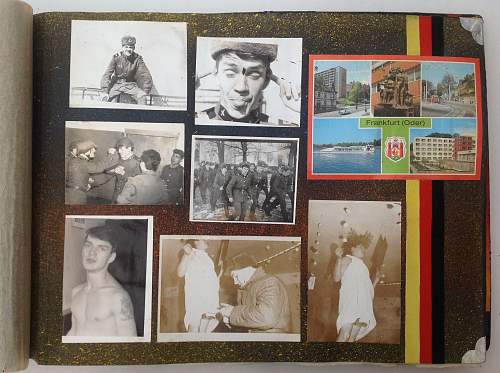 Soviet soldiers photo album DDR 1988