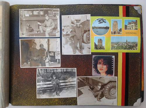Soviet soldiers photo album DDR 1988