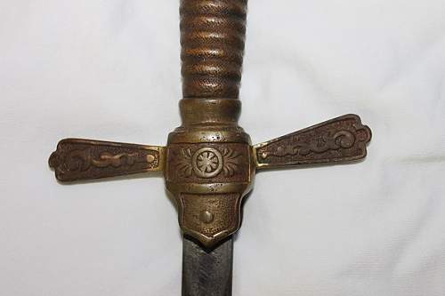 In identifying  sword