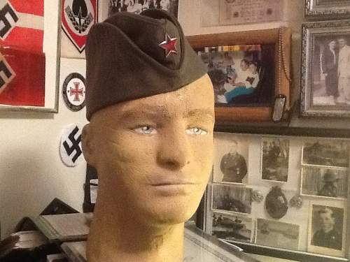 Croatian Soviet side cap