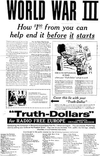 Radio Free Europe Advertising Campaign 1960's?