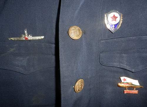 Bulgarian Navy Submarine captain uniform