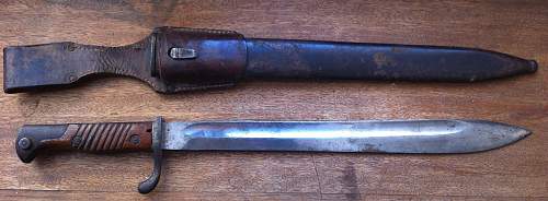 Information about 1895/08 mauser bayonet