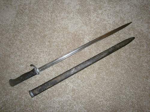 WWI M1898 Bayonet