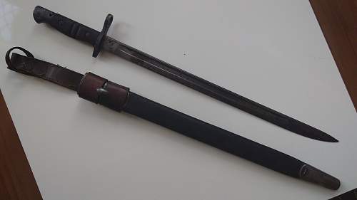 ww1 1884/98 saw back Bayonet