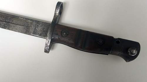 ww1 1884/98 saw back Bayonet