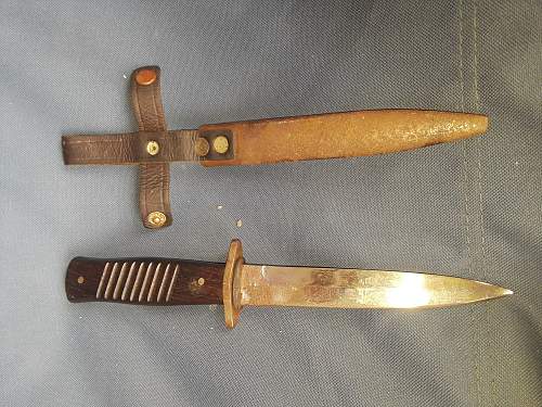 FAKE ALERT: WW1 Gottieb Hammersfahr trench knife&quot;.