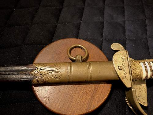 Overview of a Named Officer's Sword in the Kaiserliche Marine