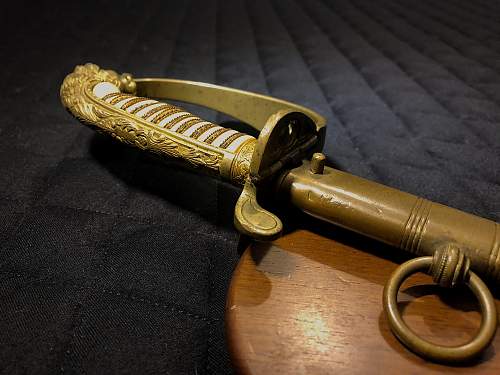 Overview of a Named Officer's Sword in the Kaiserliche Marine