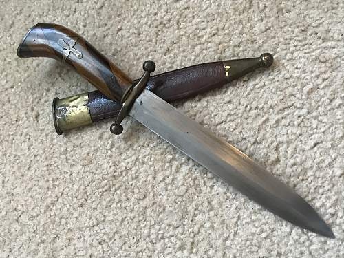 trench art &quot;flyers&quot; knife?