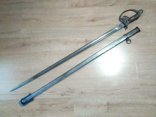 Authentication for M1889 Prussian Sabre