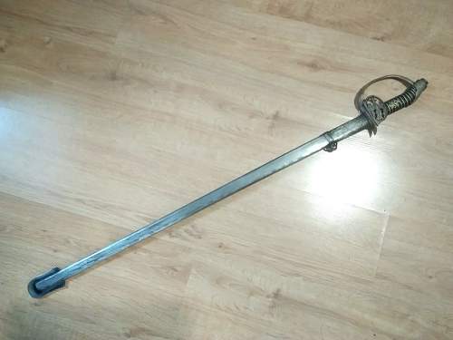 Authentication for M1889 Prussian Sabre