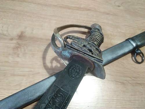 Authentication for M1889 Prussian Sabre