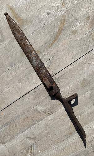 1917 K.u.k. Ersatz bayonet with scabbard