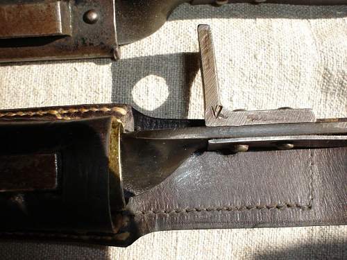 1917 K.u.k. Ersatz bayonet with scabbard