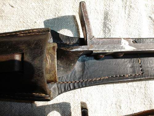 1917 K.u.k. Ersatz bayonet with scabbard