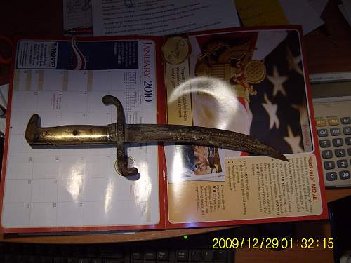 1871 bayonet ,german