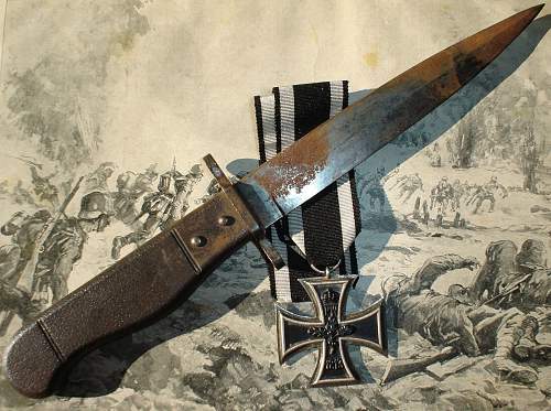 German &quot;Full Metal&quot; trench knife