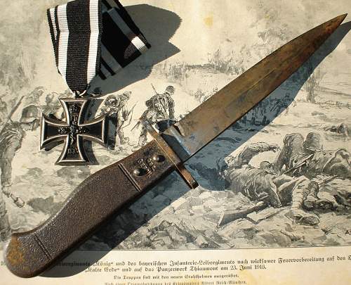 German &quot;Full Metal&quot; trench knife