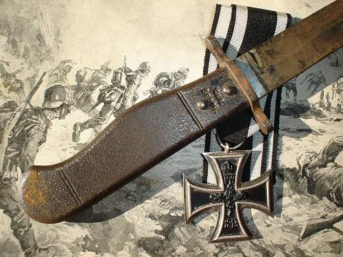 German &quot;Full Metal&quot; trench knife