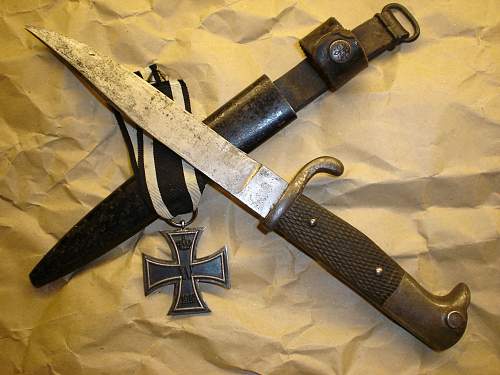 private purchased trench knife by WKC