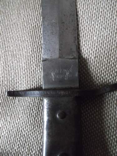 Crank Handle Bayonet - Original?