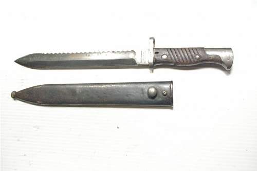 ww1 1884/98 saw back Bayonet