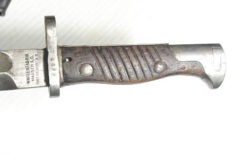 ww1 1884/98 saw back Bayonet