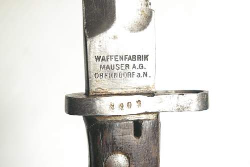 ww1 1884/98 saw back Bayonet