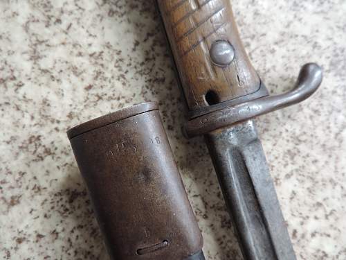 German S98 Bayonet shortened