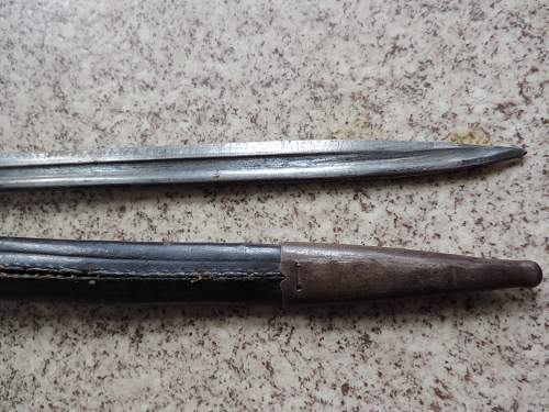 German S98 Bayonet shortened