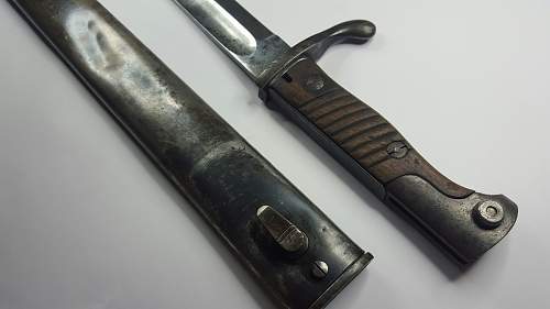 Latest Imperial collection addition - 1917 Weyersberg Solingen Seit 98/05  Bayonet/ scabbard