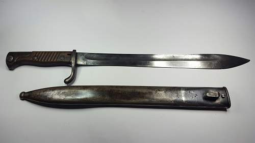 Latest Imperial collection addition - 1917 Weyersberg Solingen Seit 98/05  Bayonet/ scabbard