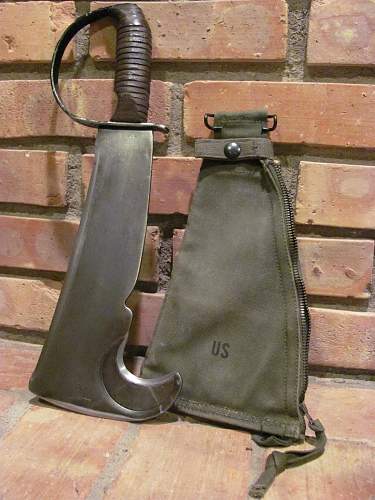 US Vietnam Era - Survival Ax / Knife - Type IV