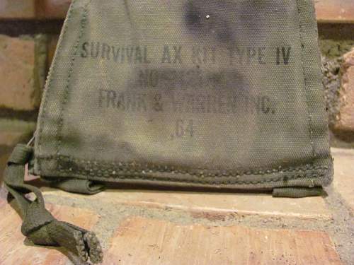 US Vietnam Era - Survival Ax / Knife - Type IV