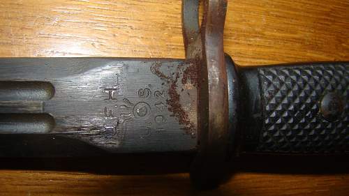 Experimental US Army bayonet made by Union Fork &amp; Hoe 1942?