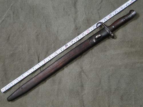 Sanderson 1907 hooked quillon bayonet